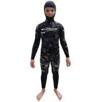 Epsealon Shadow 5/5 Mm Junior Spearfishing Wetsuit Zwart 8-10 Years Kinderen