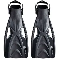 Ist Dolphin Tech Speedy Diving Fins Zwart EU 37-41