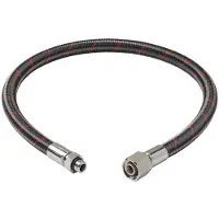 Miflex High-flexible Regulator Unf 3/8 Hose Zwart 75 cm