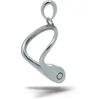 Ossidabile Nose Clip Pendant Zilver 25 x 20 mm