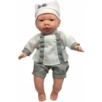 Tachan Blue Suit With 12 Different Sounds Doll 40 Cm Veelkleurig 3-6 Years Kinderen