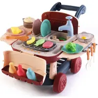 Robin Cool Kitchen Cart Bruin +3 Years Kinderen
