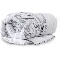 Sleeptime Dekbed zonder Overtrek - Bedrukt dekbed - Gekleurd dekbed - Dekbed met print - 200x200 cm - Wit