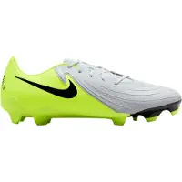 Nike Phantom GX II Academy Gras / Kunstgras Voetbalschoenen (MG) Neongeel Zilver Zwart