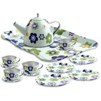 Giros Tea Set With 15 Accessories Transparant Kinderen