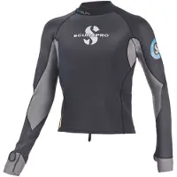 SCUBAPRO 1.5 Mm Everlex Long Sleeve Thermal T-shirt Grijs M Man