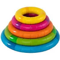 Fat Brain Toys Magnetic Stackable Rings Tinker Rings Veelkleurig Kinderen