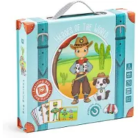 Eurekakids Magnetic Game Heroes Of The World Blauw Kinderen