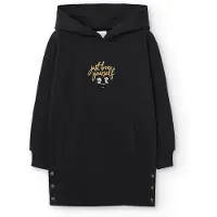 Boboli Fleece Flame Lang Mouw Jurk