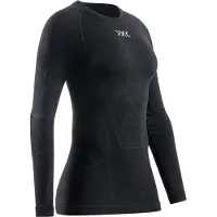 X-Bionic - Women's Symbio Merino Shirt L/S - Merino-ondergoed L, zwart