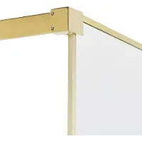 Beliani WASPAM - Douchescherm - Goud - 90 x 190 cm - Veiligheidsglas