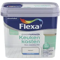 Flexa Mooi Makkelijk keukenkasten wit zijdeglans 750 ml