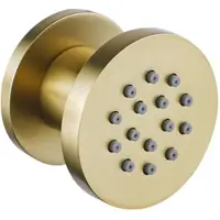 FortiFura Calvi zijdouche - 5cm - rond - PVD - Geborsteld Messing PVD (Goud) SW1108838