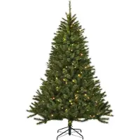 Black Box Kunstkerstboom Jade Slim Met 120 Lampjes Warm Wit D 91 H 155 Cm