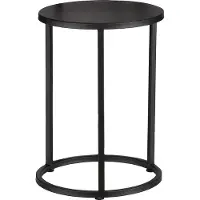 Everydays by Intratuin Bijzettafel Quinty Zwart D 32 H 50 Cm