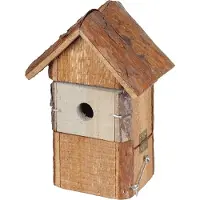 Intratuin Vogelhuisje Boomschors Bruin/grijs 15 X 20 X 29 Cm