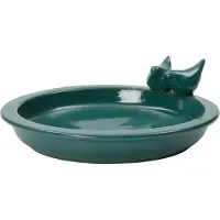 Intratuin Vogelbad Emmy Warm Petrol D 32 H 11 Cm
