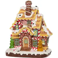 Intratuin Kersthuisje Peperkoek 15 X 12,5 X 18,5 Cm