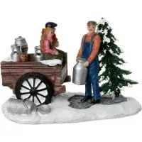 Intratuin Kerstdorpminiatuur Melk Vervoeren 11 X 7,5 X 7 Cm