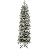 Intratuin Kunstkerstboom Pencil Besneeuwd D 64 H 210 Cm