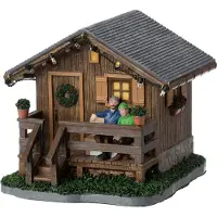 Intratuin Alpen Kersthuisje Berghut 14,5 X 15 X 13 Cm