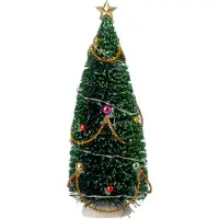 Intratuin Kerstdorpminiatuur Kerstboom 10 X 10 X 31 Cm