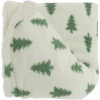 Unique living Plaid Holly Wit 130 X 160 X 10 Cm
