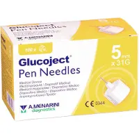 Menarini Glucoject Pennaalden 5MM 31G (100 stuks)