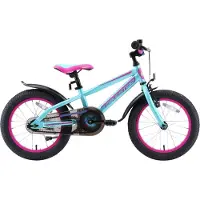 Bikestar Urban Jungle kinderfiets 16 inch paars /turquoise female