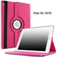 Ntech Hoes geschikt voor Apple iPad iPad Air (2019) 10.5 Draaibare Hoes - Pink