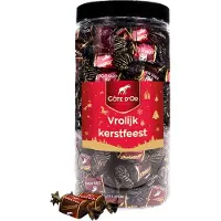 Côte d'Or Chokotoff "Vrolijk Kerstfeest" - chocolade kerstcadeau - pure chocolade met toffee - 800g