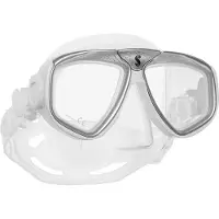 SCUBAPRO Zoom Evo Diving Mask Transparant,Grijs