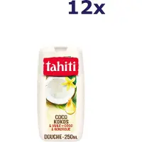 Tahiti 12x Douchegel - 250ml - kokos & kokosolie