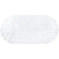 Differnz Lapis Anti-slip inlegmat Bad 70x35cm Transparant