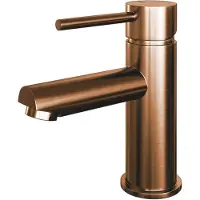Brauer Copper Edition lage opbouw wastafelmengkraan model A koper geborsteld PVD