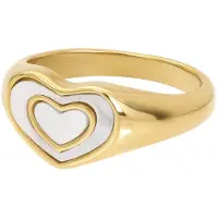 Ixxxi Fame Ring Lovina White | Goud