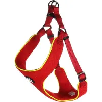 Flamingo Harnas hond – honden tuigje – harnas hond anti trek – hondentuigjes – hondentuig anti trek – Step&Go Tasha – rood – maat L – A:58cm B:75-95cm x 20mm x 5mm