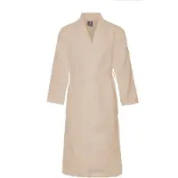 Badrock Sauna badjas wafel - biologisch katoen - beige unisex badjas - wafel kimono - Oeko-Tex - zand - kimono - wafel badjas dames - wafel badjas heren - maat 3XL