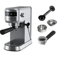 AEG Espressomachine met filterhouder, model EC6-1-6ST Gourmet 6, roestvrij staal