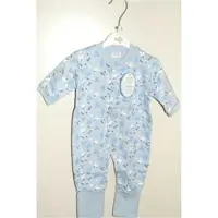 Feetje baby baby pak lichtblauw met autootjes Beep maat 68