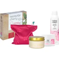 Therme Mindful Blossom & Kersepitje Warmtekussen - Foaming Showergel Mindful Blossom - Body Butter Mindful Blossom - Kersepitje Warmtekussen