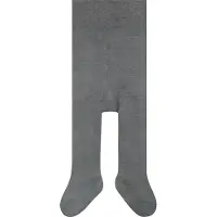 Falke Family dun eenkleurig katoen panty baby grijs - maat 74-80