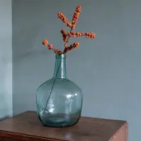 Sjaal met Verhaal Fairtrade Vilt - Tak & Besjes Ilex Hulst Oranje - xxcm - Homedeco