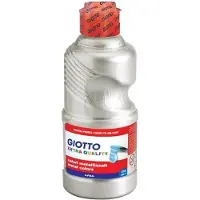 Giotto Hobby verf - zilver metallic - 250 ml - plakkaatverf - knutselen