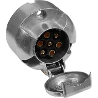 Sarcia.eu Aluminium Stopcontact 7 PIN / 12V