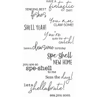 SIZZIX • Clear Stamp Set Seas the Day 11pcs