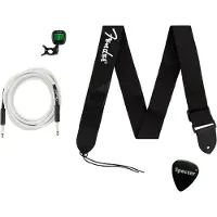 Fender Gitaar Accessories Starter Pack - Gitaar Kabel - Stemapparaat - Gitaarriem - Specter Plectrum