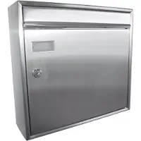 HDD pro Brievenbus - Wandbrievenbus Inox Plus Model Recht