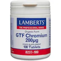 Lamberts GTF chroom 200mcg (100 tabletten)