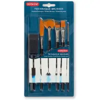 Derwent Set Techniques Brush 6 Units Zwart Kinderen